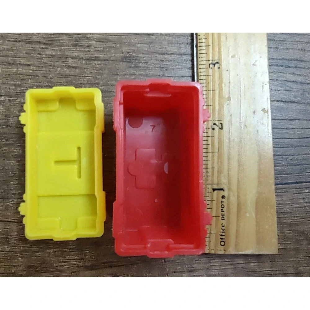 Basic Fun Mystery Blind Box TONKA MICRO METALS TOOLBOX Red YELLOW CAPSULE ONLY